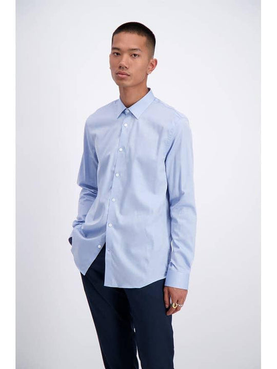 Lindbergh - Fine Cotton Twill Dress Shirt - Rust & Refined