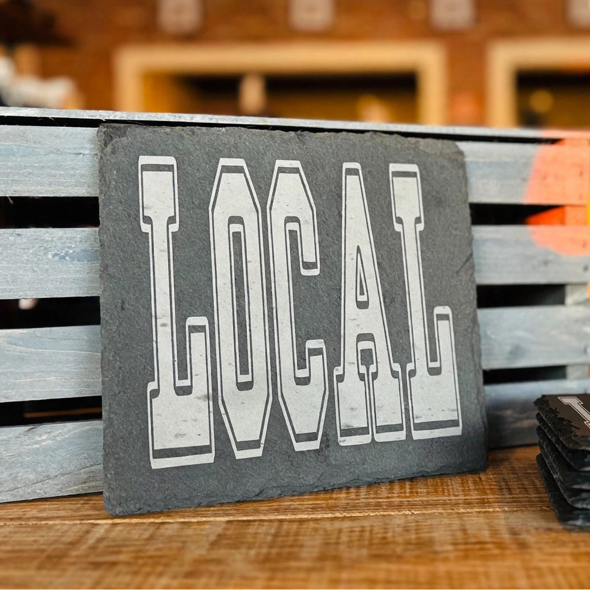 Local Slate Coaster