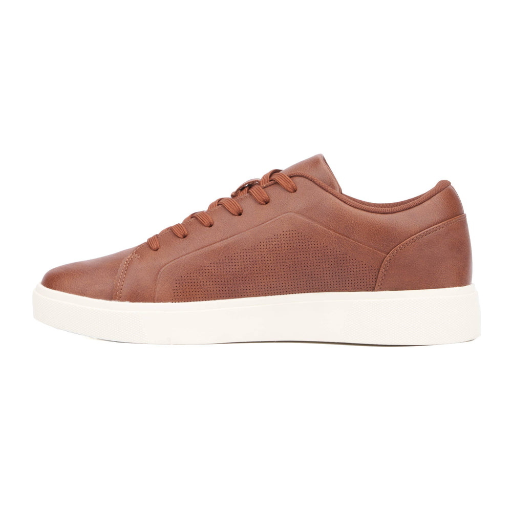 New York & Company Men's Rupertin Low Top Sneakers - Rust & Refined