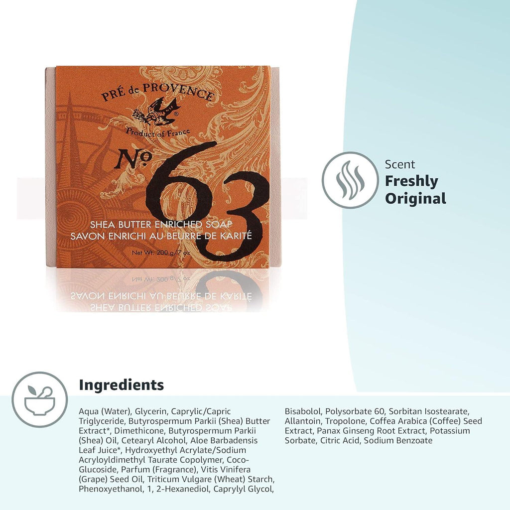 No.63 Men's Cube Soap - Rust & Refined