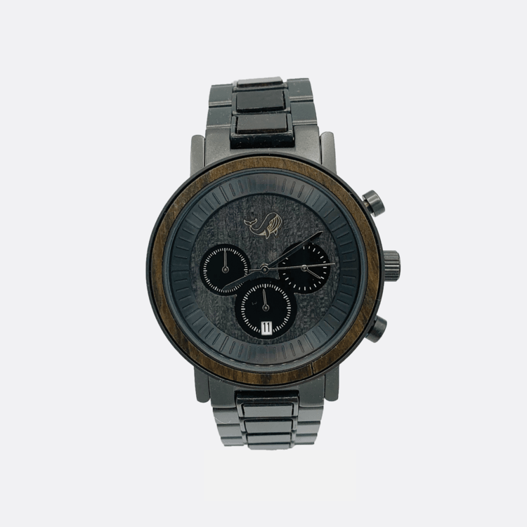 Oliver and the Sea - Wood Watch w/Genuine Wood - the "Marlin" - Rust & Refined