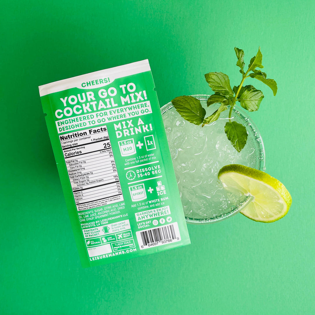 Single Serve Cocktail Mixes - 15 Classic & Travel-Ready Flavors