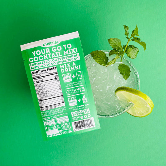 Single Serve Cocktail Mixes - 15 Classic & Travel-Ready Flavors