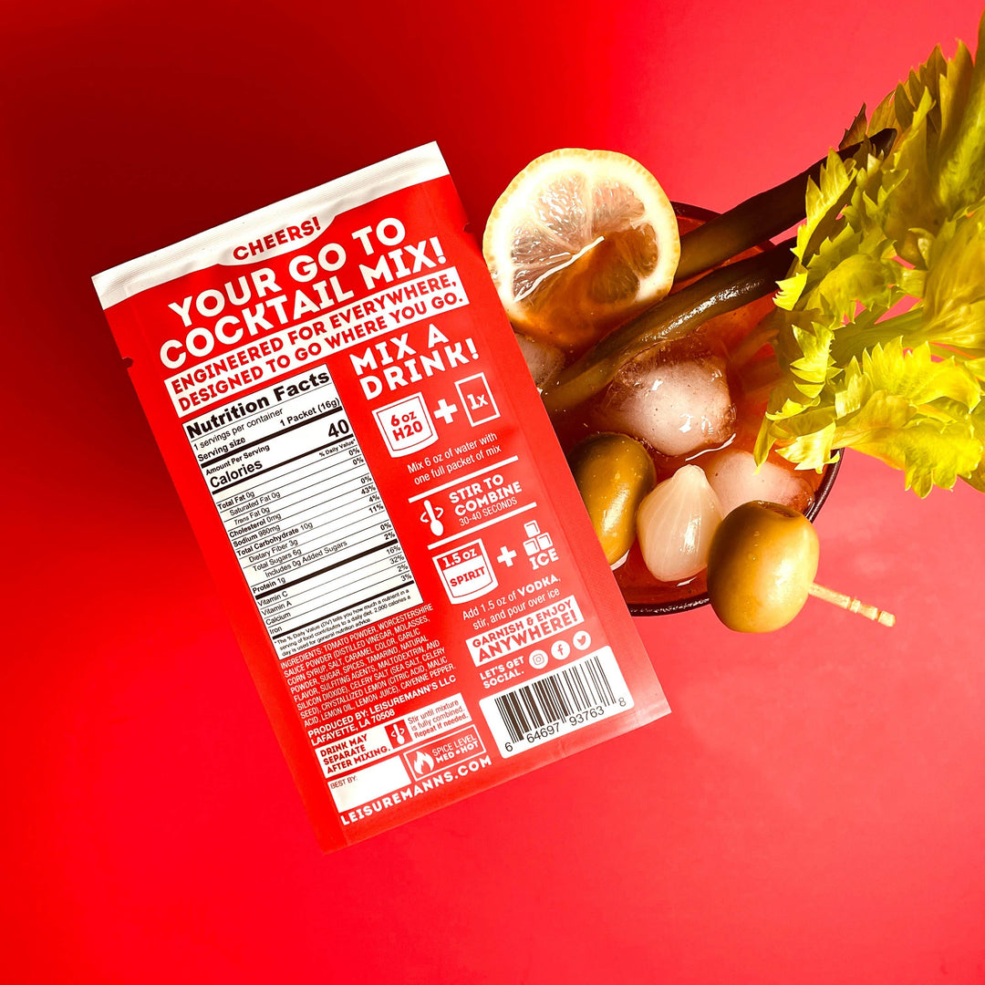 Single Serve Cocktail Mixes - 15 Classic & Travel-Ready Flavors - Rust & Refined