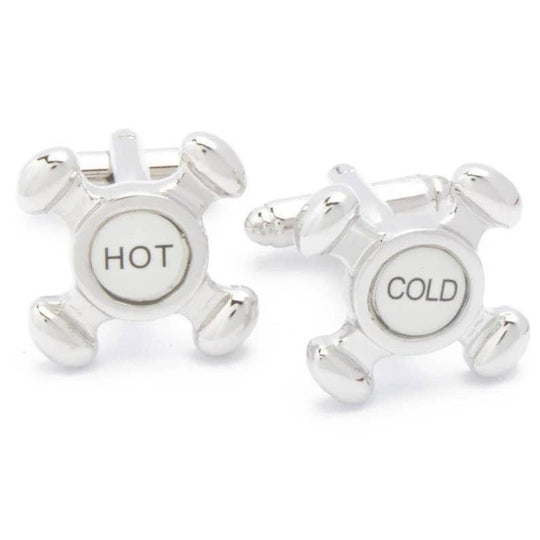 Stolen Riches - Hot and Cold Taps Cufflinks - Rust & Refined