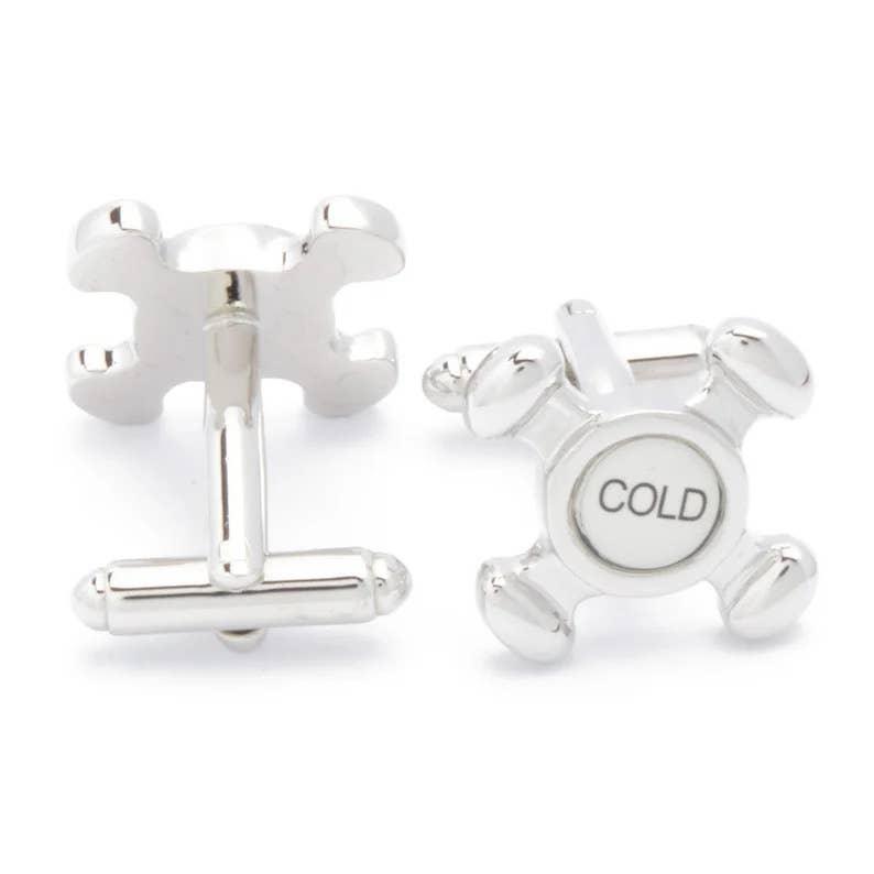 Stolen Riches - Hot and Cold Taps Cufflinks - Rust & Refined