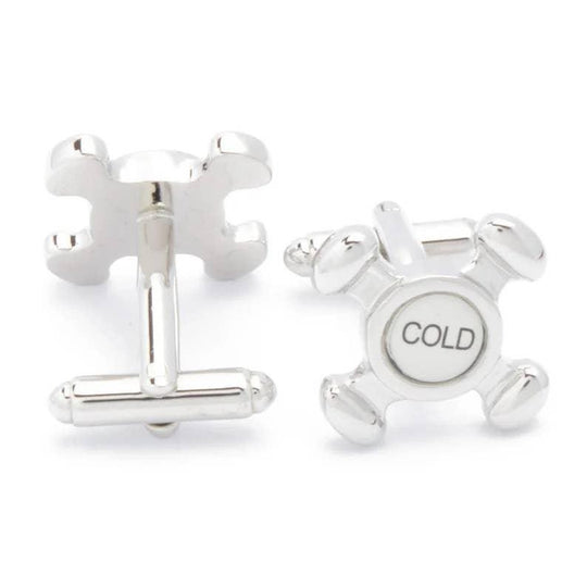 Stolen Riches - Hot and Cold Taps Cufflinks - Rust & Refined