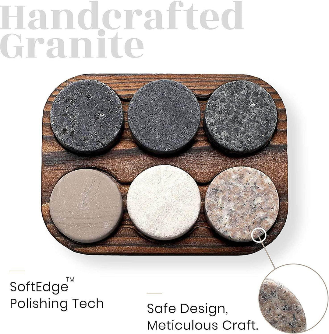 The Original Rocks Whiskey Chilling Stones - Rust & Refined