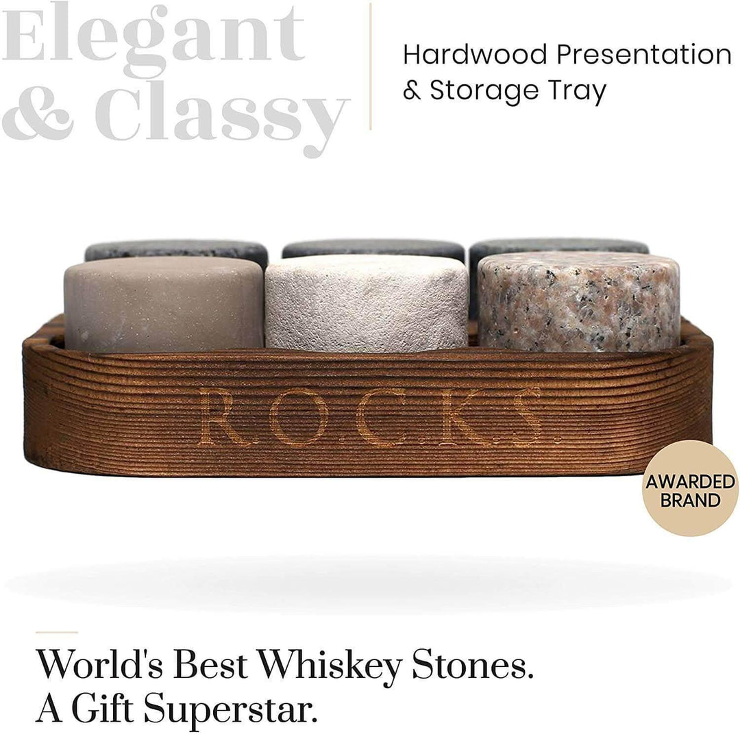 The Original Rocks Whiskey Chilling Stones - Rust & Refined