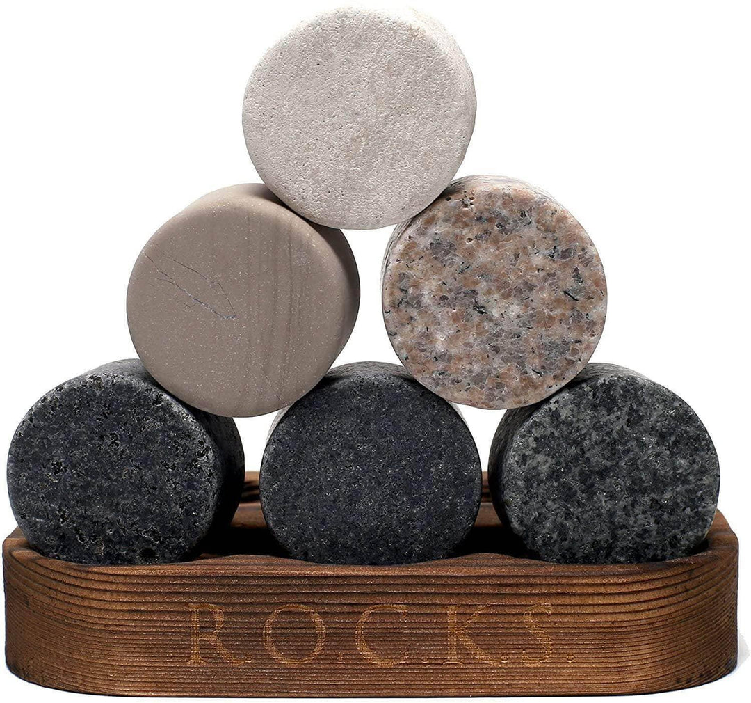 The Original Rocks Whiskey Chilling Stones - Rust & Refined