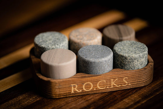 The Original Rocks Whiskey Chilling Stones - Rust & Refined