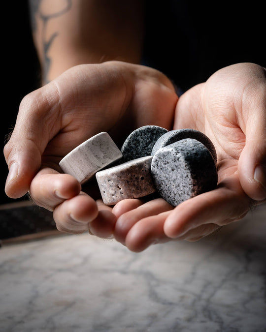 The Original Rocks Whiskey Chilling Stones - Rust & Refined