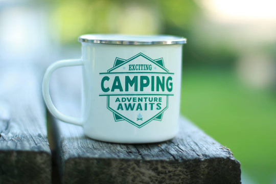 Top Guy Mugs - Enamel Camping Mugs for Every Occasion - Rust & Refined
