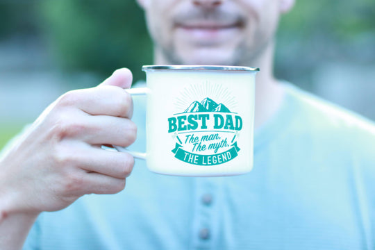 Top Guy Mugs - Enamel Camping Mugs for Every Occasion - Rust & Refined