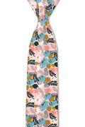 Tough Apparel - April Pink and Blue Floral Tie - Rust & Refined