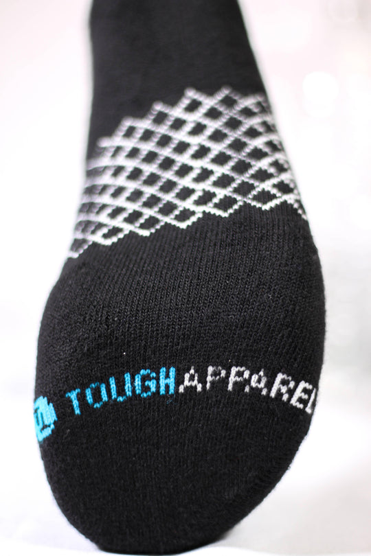 Tough Apparel Freestyle Performance Socks - All Day Comfort & Moisture Wicking for Men - Rust & Refined