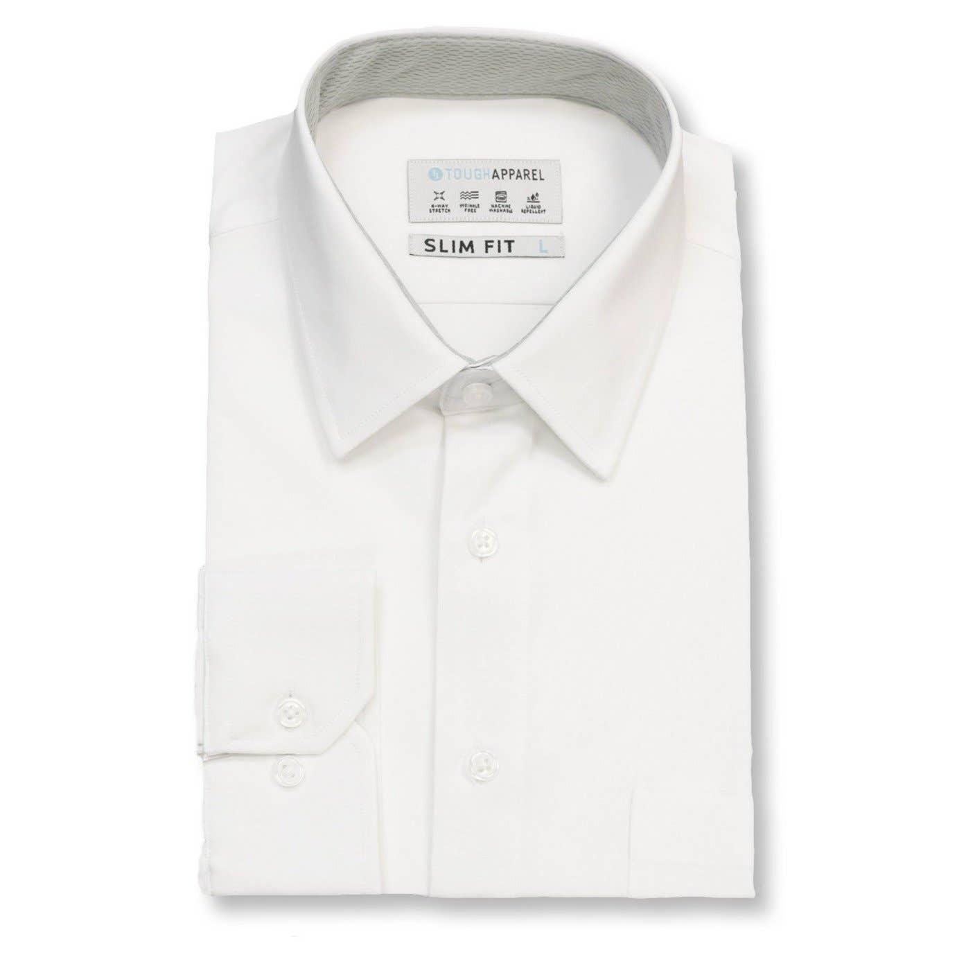 Tough Apparel Hustle Performance Dress Shirt - Rust & Refined