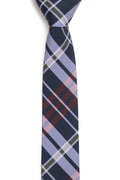 Tough Apparel - Kevin Navy and Red Plaid Tie - Rust & Refined
