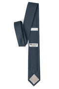 Tough Apparel - Smoke - Deep Charcoal Tie: 2.5" Slim/Skinny Tie - Rust & Refined