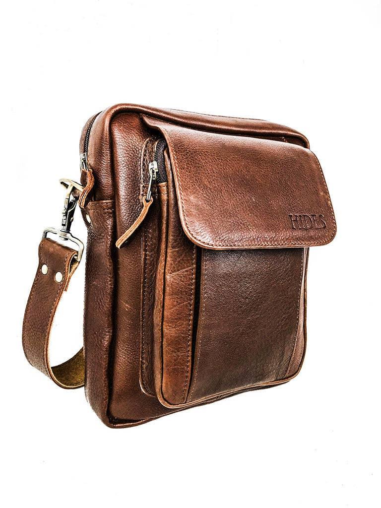 Travel Leather Satchel - Brown - Rust & Refined