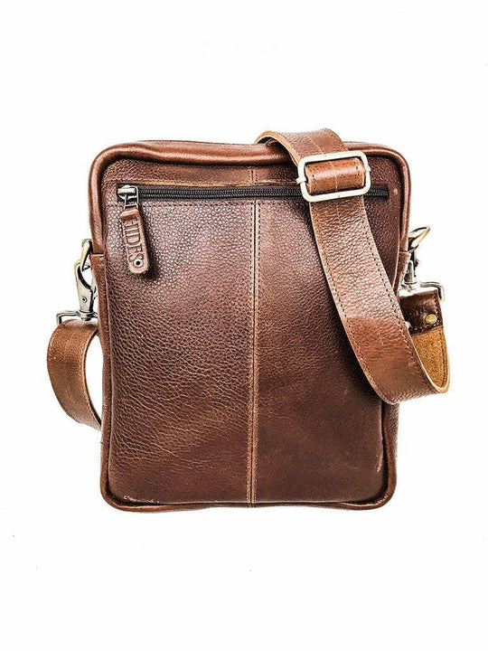 Travel Leather Satchel - Brown - Rust & Refined